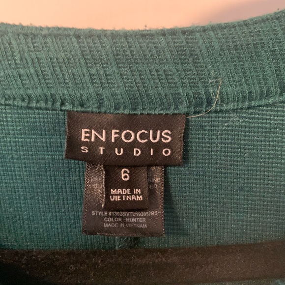 Beautiful En Focus Studio women’s green dress size 6 - Picture 4 of 7